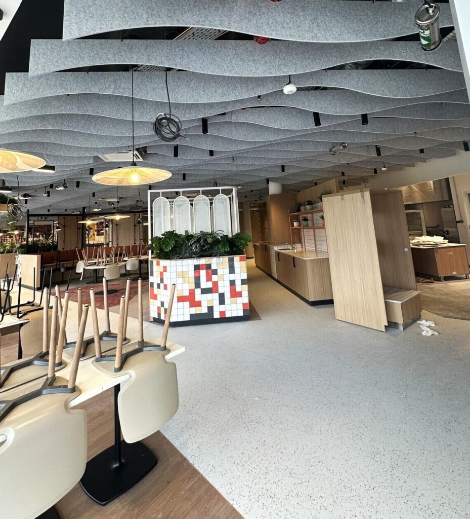 Rénovation d'une cantine par BRG